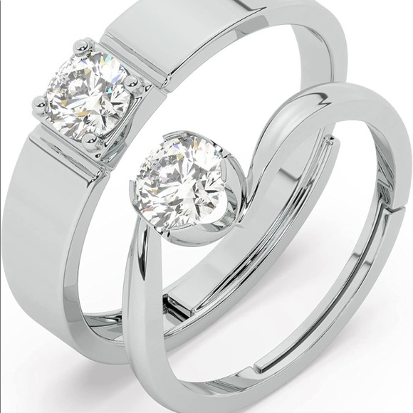 Matching Promise Rings for Couples - Picture 2 of 11